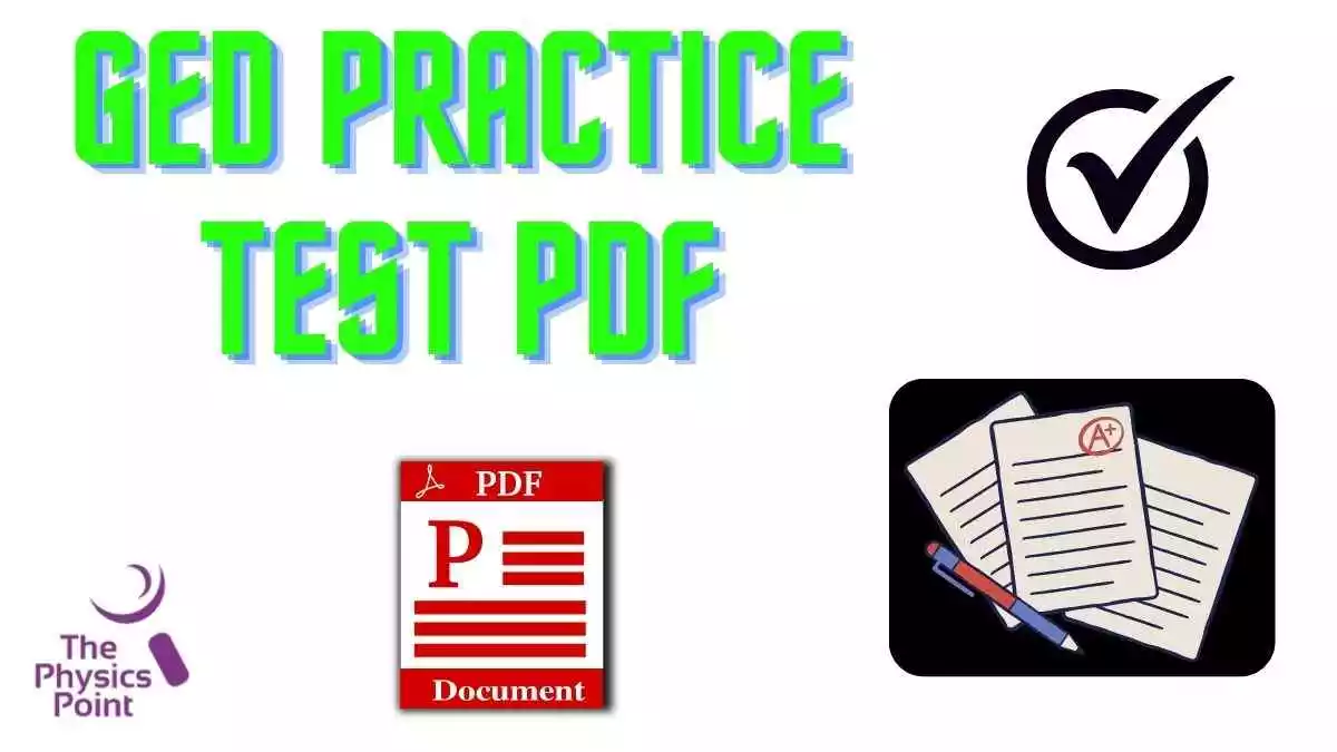 GED Practice Test PDF
