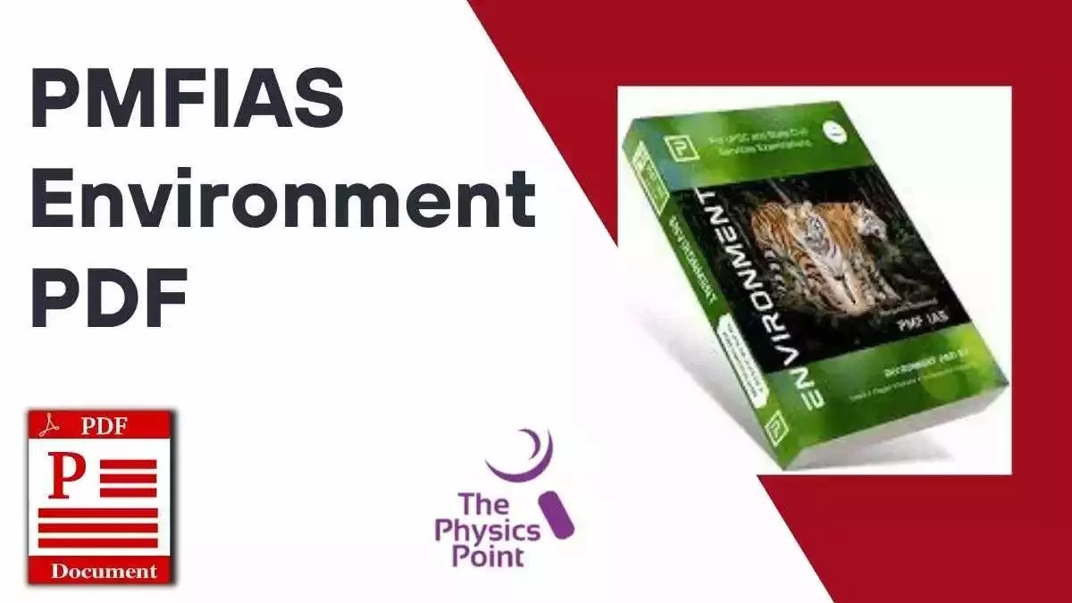 PMF IAS Environment PDF