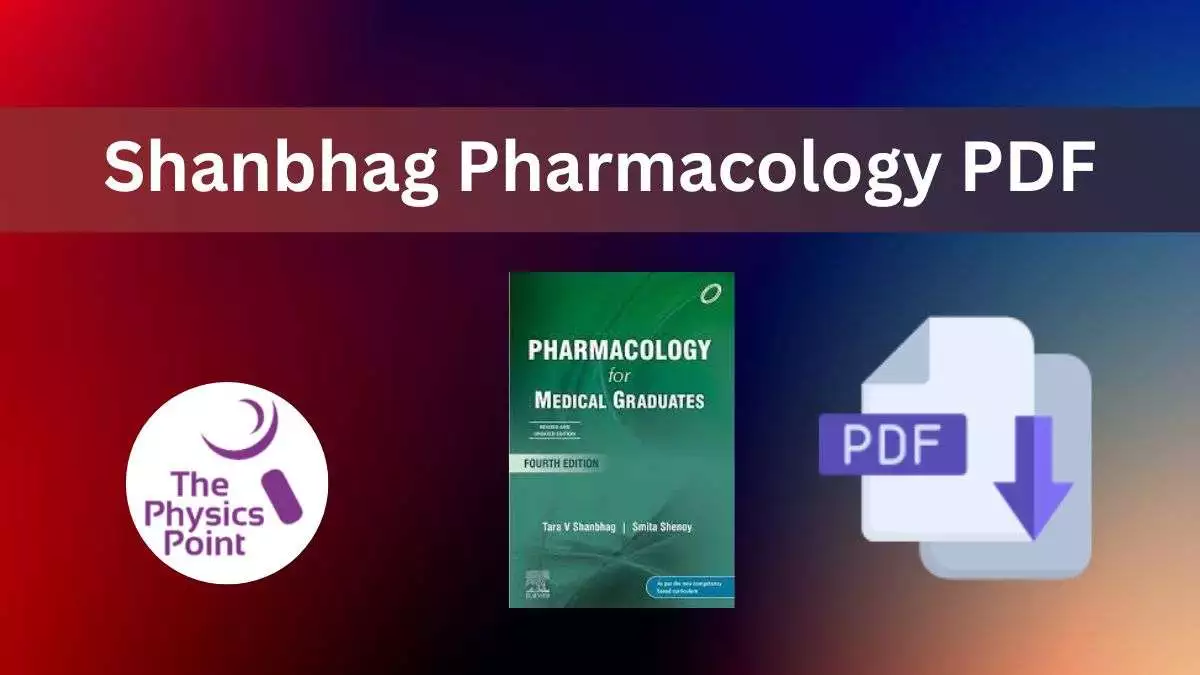 Shanbhag Pharmacology PDF