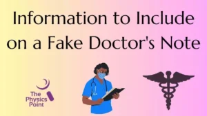 fake doctors note generator