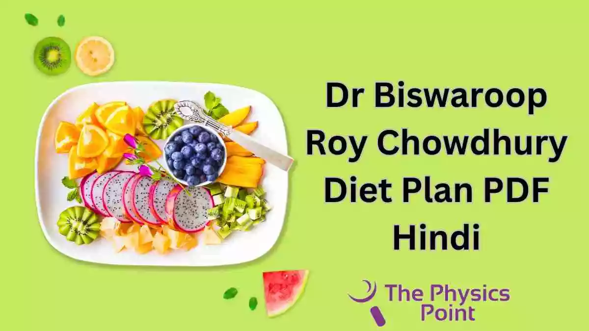 Dr Biswaroop Roy Chowdhury Diet Plan PDF Hindi